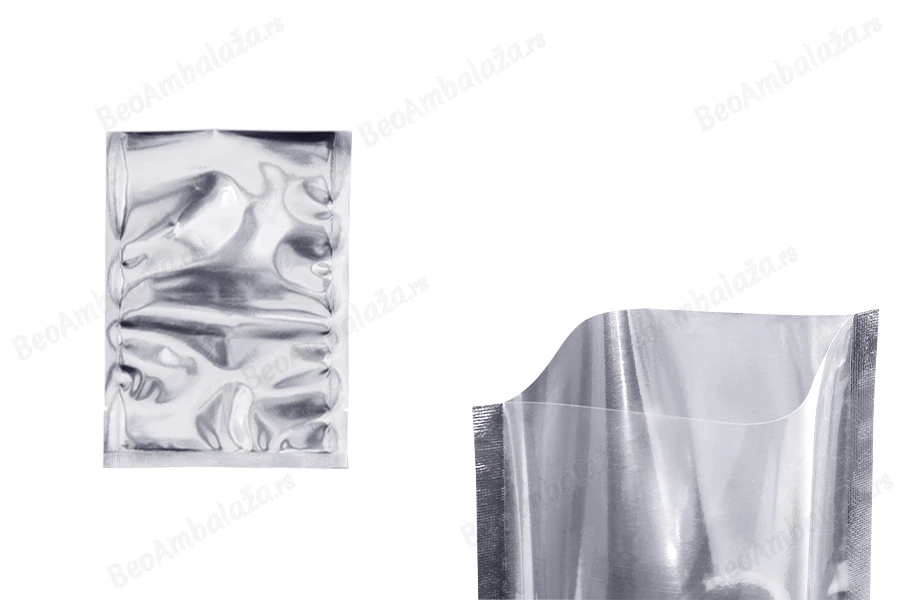 Aluminijumska kesa 120x170mm sa providnom prednjom stranom i mogućnošću toplotnog zatvaranja - 100 kom-slika_proizvoda
