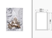 Aluminijumska kesa 140x200mm sa providnom prednjom stranom i mogućnošću toplotnog zatvaranja - 100 kom