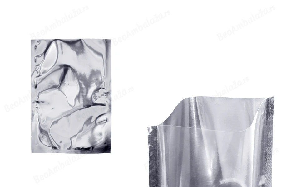 Aluminijumska kesa 140x200mm sa providnom prednjom stranom i mogućnošću toplotnog zatvaranja - 100 kom-slika_proizvoda
