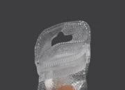 Kesica 55x90mm sa zip zatvaranjem, srebrnom non woven zadnjom i providnom prednjom stranom i sa Eurohole otvorom - 100 kom Kesica 55x90mm sa zip zatvaranjem, srebrnom non woven zadnjom i providnom prednjom stranom i sa Eurohole otvorom - 100 kom