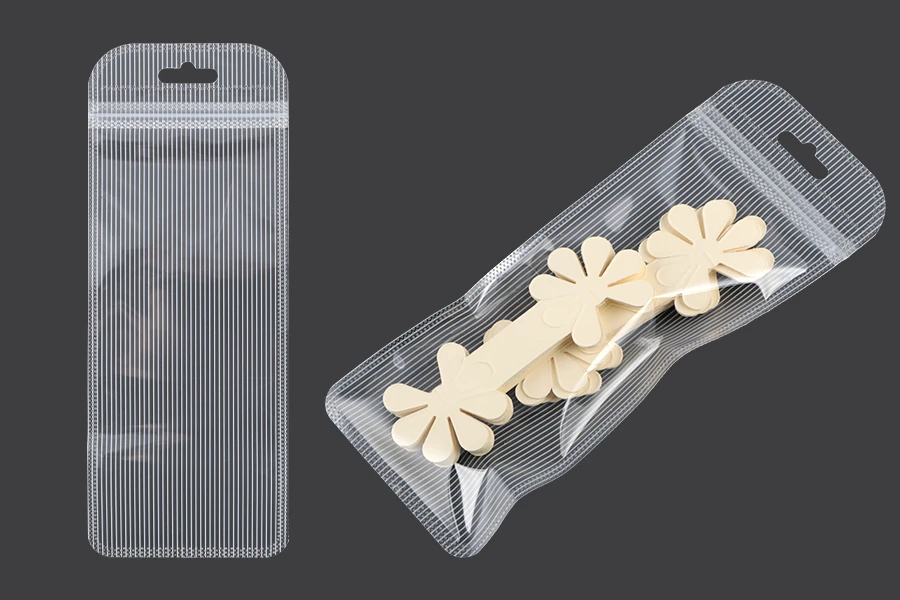 Plastična zip kesica 85x220mm sa providnom prednjom stranom, zadnjom providnom stranom sa linijama i sa Eurohole otvorom - 100 kom-grupa_slika