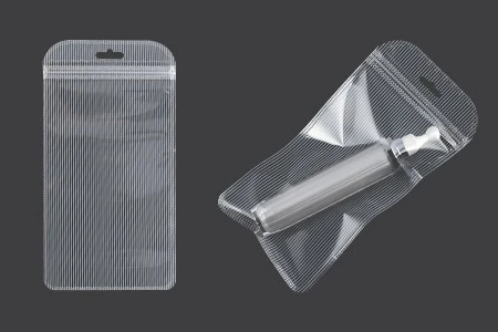 Plastična zip kesica 100x200mm sa providnom prednjom stranom, zadnjom providnom stranom sa linijama i sa Eurohole otvorom - 100 kom-6