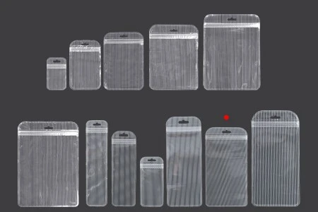 Plastična zip kesica 100x200mm sa providnom prednjom stranom, zadnjom providnom stranom sa linijama i sa Eurohole otvorom - 100 kom-3