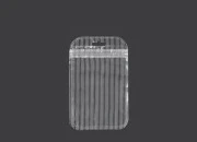 Plastična zip kesica 85x130mm sa providnom prednjom stranom, zadnjom providnom stranom sa linijama i sa Eurohole otvorom - 100 kom