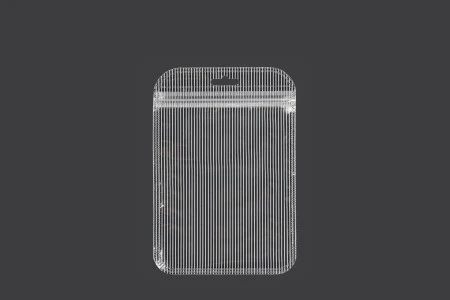Plastična zip kesica 105x150mm sa providnom prednjom stranom, zadnjom providnom stranom sa linijama i sa Eurohole otvorom - 100 kom-1
