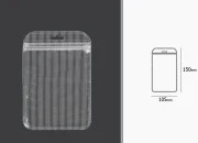 Plastična zip kesica 105x150mm sa providnom prednjom stranom, zadnjom providnom stranom sa linijama i sa Eurohole otvorom - 100 kom Plastična zip kesica 105x150mm sa providnom prednjom stranom, zadnjom providnom stranom sa linijama i sa Eurohole otvorom - 100 kom