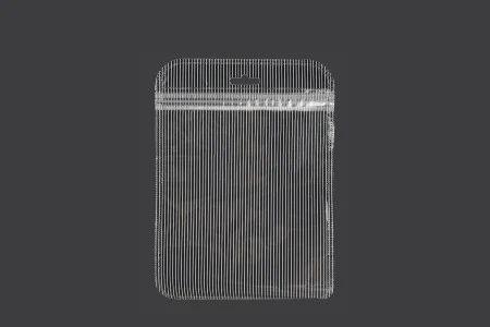 Plastična zip kesica 122x170mm sa providnom prednjom stranom, zadnjom providnom stranom sa linijama i sa Eurohole otvorom - 100 kom-1