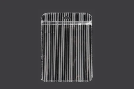 Plastična zip kesica 150x200mm sa providnom prednjom stranom, zadnjom providnom stranom sa linijama i sa Eurohole otvorom - 100 kom-1