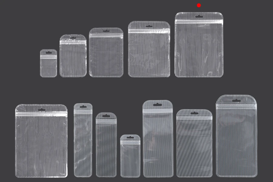 Plastična zip kesica 150x200mm sa providnom prednjom stranom, zadnjom providnom stranom sa linijama i sa Eurohole otvorom - 100 kom-grupa_slika