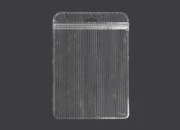 Plastična zip kesica 160x220mm sa providnom prednjom stranom, zadnjom providnom stranom sa linijama i sa Eurohole otvorom - 100 kom-slika_proizvoda