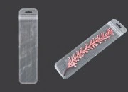 Plastična zip kesica 55x220mm sa providnom prednjom stranom, zadnjom providnom stranom sa linijama i sa Eurohole otvorom - 100 kom Plastična zip kesica 55x220mm sa providnom prednjom stranom, zadnjom providnom stranom sa linijama i sa Eurohole otvorom - 100 kom