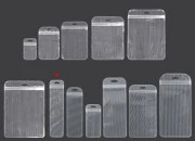 Plastična zip kesica 55x220mm sa providnom prednjom stranom, zadnjom providnom stranom sa linijama i sa Eurohole otvorom - 100 kom Plastična zip kesica 55x220mm sa providnom prednjom stranom, zadnjom providnom stranom sa linijama i sa Eurohole otvorom - 100 kom