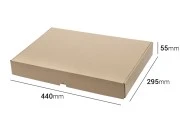 Kartonska kutija u braon boji 440x295x55mm - 20 kom Kartonska kutija u braon boji 440x295x55mm - 20 kom