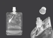 Providna DoyPack kesica za tečnost od 100ml sa belim zatvaračem – 50 kom Providna DoyPack kesica za tečnost od 100ml sa belim zatvaračem – 50 kom