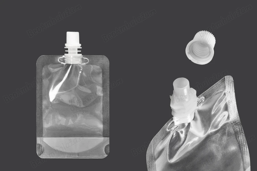 Providna DoyPack kesica za tečnost od 100ml sa belim zatvaračem – 50 kom-slika_proizvoda