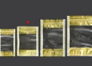 Providna DoyPack kesica sa zip zatvaranjem, zlatnim detaljima i sa mogućnošću termo lepljenja 150x40x210mm – 50kom Providna DoyPack kesica sa zip zatvaranjem, zlatnim detaljima i sa mogućnošću termo lepljenja 150x40x210mm – 50kom