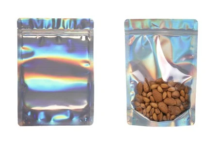 Aluminijumske DoyPack kesice sa zipom, transparentnom prednjom stranom, ovalnim dnom i sa mogućnošću termo zatvaranja 180x40x255mm – 50kom-5