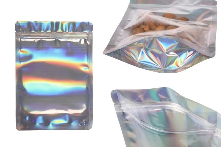 Aluminijumske DoyPack kesice sa zipom, transparentnom prednjom stranom, ovalnim dnom i sa mogućnošću termo zatvaranja 180x40x255mm – 50kom-1
