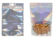 Aluminijumske DoyPack kesice sa zipom, transparentnom prednjom stranom, ovalnim dnom i sa mogućnošću termo zatvaranja 200x50x300 mm – 50kom Aluminijumske DoyPack kesice sa zipom, transparentnom prednjom stranom, ovalnim dnom i sa mogućnošću termo zatvaranja 200x50x300 mm – 50kom