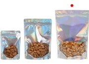 Aluminijumske DoyPack kesice sa zipom, transparentnom prednjom stranom, ovalnim dnom i sa mogućnošću termo zatvaranja 200x50x300 mm – 50kom Aluminijumske DoyPack kesice sa zipom, transparentnom prednjom stranom, ovalnim dnom i sa mogućnošću termo zatvaranja 200x50x300 mm – 50kom