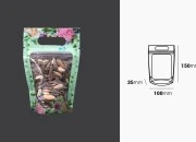 Providne DoyPack kesice sa zip zatvaranjem, ručkom, ovalnim dnom i sa mogućnošću termo zatvaranja 100x35x150mm – 50kom