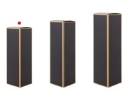 Kartonska kutija 38x38x106mm sa zlatnim ivicama, više boja - 20 kom Kartonska kutija 38x38x106mm sa zlatnim ivicama, više boja - 20 kom