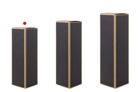 Kartonska kutija 38x38x106mm sa zlatnim ivicama, više boja - 20 kom-6