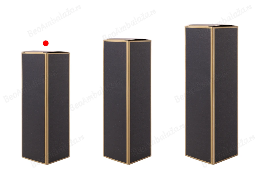 Kartonska kutija 38x38x106mm sa zlatnim ivicama, više boja - 20 kom-grupa_slika