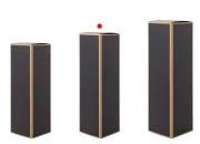 Kartonska kutija 38x38x136mm sa zlatnim ivicama, više boja - 20 kom Kartonska kutija 38x38x136mm sa zlatnim ivicama, više boja - 20 kom