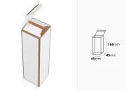 Kartonska kutija 45x45x160mm sa zlatnim ivicama, više boja - 20 kom