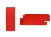 Crvena papirna kutija 64x35x160mm