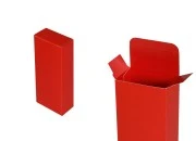 Crvena papirna kutija 64x35x160mm
