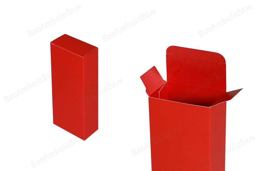 Crvena papirna kutija 64x35x160mm-slika_proizvoda