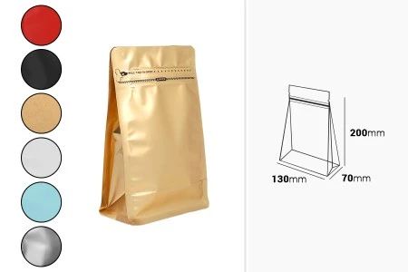 Aluminijumske DoyPack kesice na termo zatvaranje, sa sigurnosnom tračicom i zipom 130x70x200mm - 25kom-3