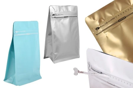 Aluminijumske DoyPack kesice na termo zatvaranje, sa sigurnosnom tračicom i zipom 130x70x200mm - 25kom-2