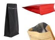 Aluminijumske DoyPack 135x75x265 mm kesice na termo zatvaranje, sa sigurnosnom tračicom i zipom - 25kom Aluminijumske DoyPack 135x75x265 mm kesice na termo zatvaranje, sa sigurnosnom tračicom i zipom - 25kom