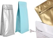 Aluminijumske DoyPack kesice na termo zatvaranje, sa sigurnosnom tračicom i zipom 150x95x325mm - 25kom Aluminijumske DoyPack kesice na termo zatvaranje, sa sigurnosnom tračicom i zipom 150x95x325mm - 25kom