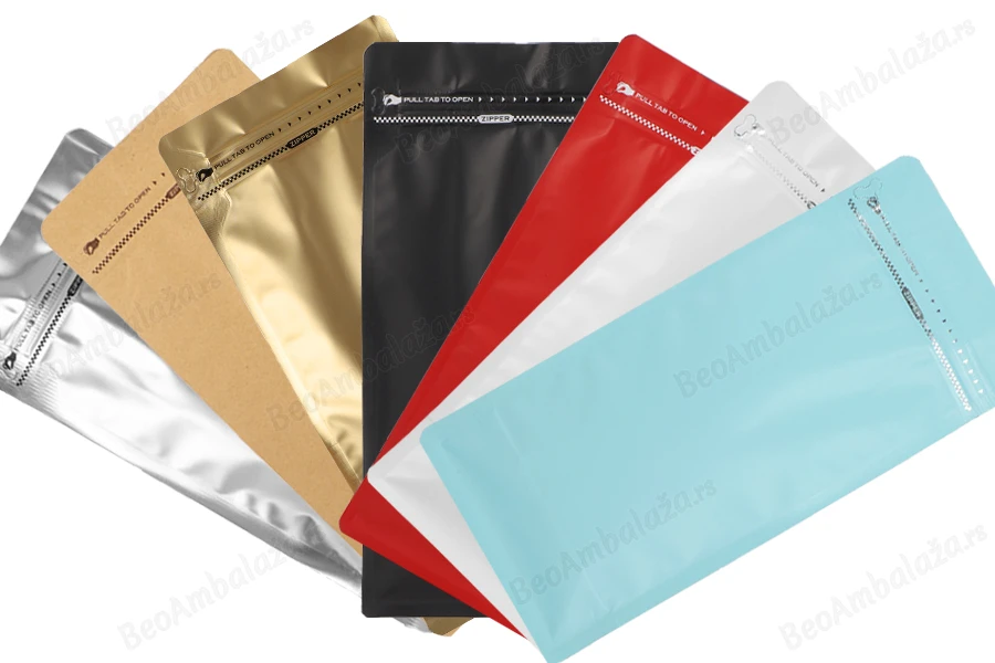Aluminijumske DoyPack  150x95x325mm kesice na termo zatvaranje, sa sigurnosnom tračicom i zipom - 25kom-grupa_slika