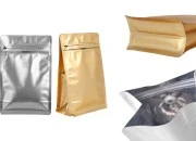 Aluminijumske DoyPack kesice 130x70x200mm sa ventilom, termo zatvaranjem, otvaranjem sigurnosnom trakom i zip zatvaranjem - 25kom