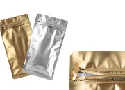 Aluminijumske DoyPack kesice 135x75x265mm sa ventilom, termo zatvaranjem, otvaranjem sigurnosnom trakom i zip zatvaranjem - 25kom