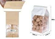 Vrećica sa providnim delom 130x110x280 mm na zatvaranje sa žicom (tin-tie) - 50 kom-dimenzije_slike