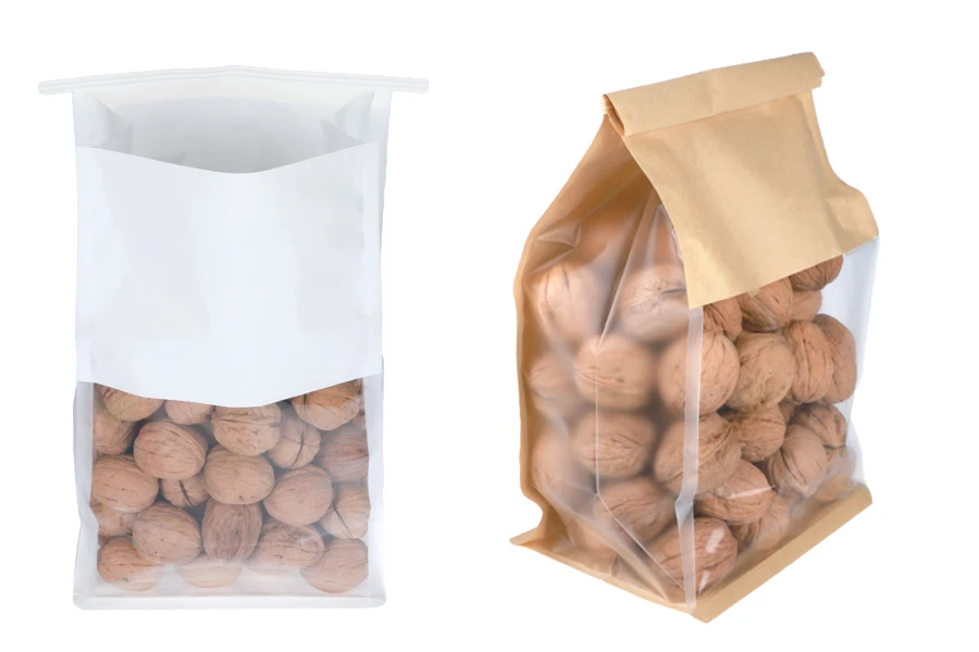 Vrećica sa providnim delom 175x110x280 mm na zatvaranje sa žicom (tin-tie) - 50 komada-slika_proizvoda