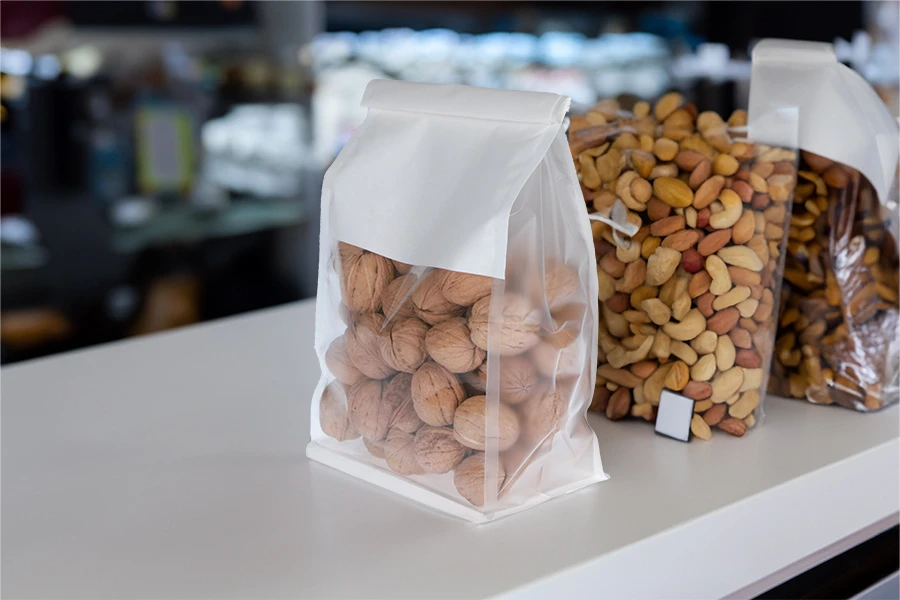 Vrećica sa providnim delom 175x110x280 mm na zatvaranje sa žicom (tin-tie) - 50 komada-