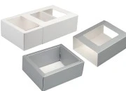 Kartonska kutija za pakovanje 140x110x52 mm na izvlačenje sa prozorom - 12 kom Kartonska kutija za pakovanje 140x110x52 mm na izvlačenje sa prozorom - 12 kom