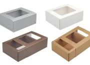Kartonska kutija za pakovanje 140x110x52 mm na izvlačenje sa prozorom - 12 kom Kartonska kutija za pakovanje 140x110x52 mm na izvlačenje sa prozorom - 12 kom