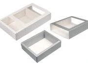 Kartonska kutija za pakovanje 195x155x50 mm na izvlačenje sa prozorom - 12 kom Kartonska kutija za pakovanje 195x155x50 mm na izvlačenje sa prozorom - 12 kom