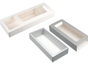 Kartonska kutija za pakovanje  270x120x50 mm na izvlačenje sa prozorom - 12 kom