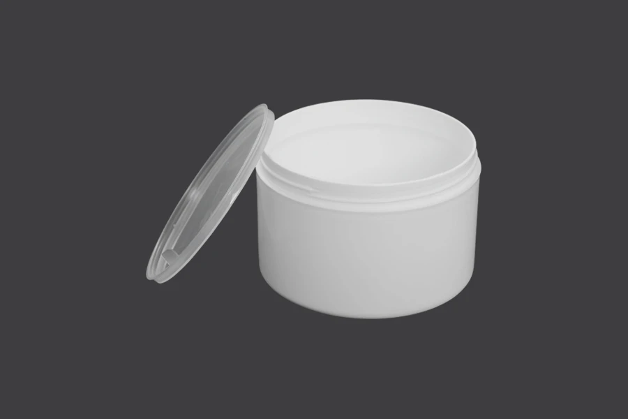 Plastična kutija za kreme 300mL sa zatvaračem sa srebrnom linijom i međupoklopcem - 12 kom-dimenzije_slike