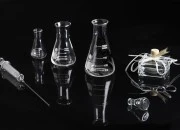 Staklena posuda (Erlenmeyer) 10 ml sa mernim oznakama
