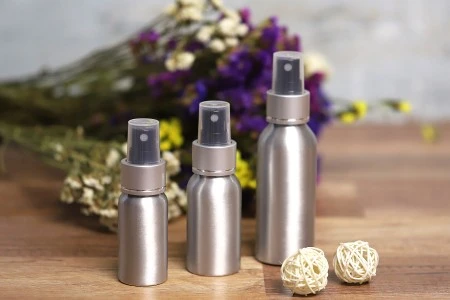 Aluminijumska boca 50mL sa sprejom i providnim zatvaračem - 10 kom-4